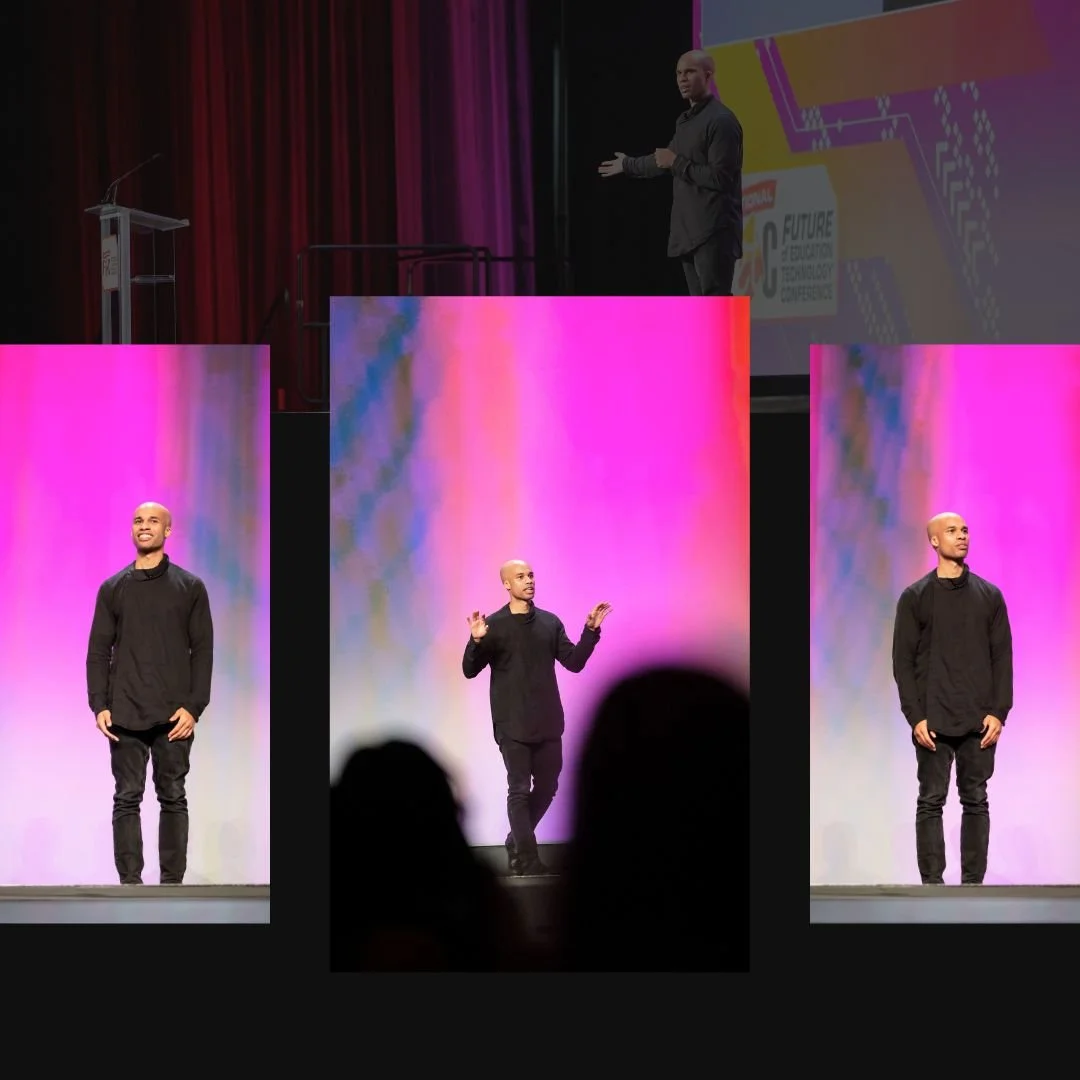 Tucker Bryant engaging audiences on stage